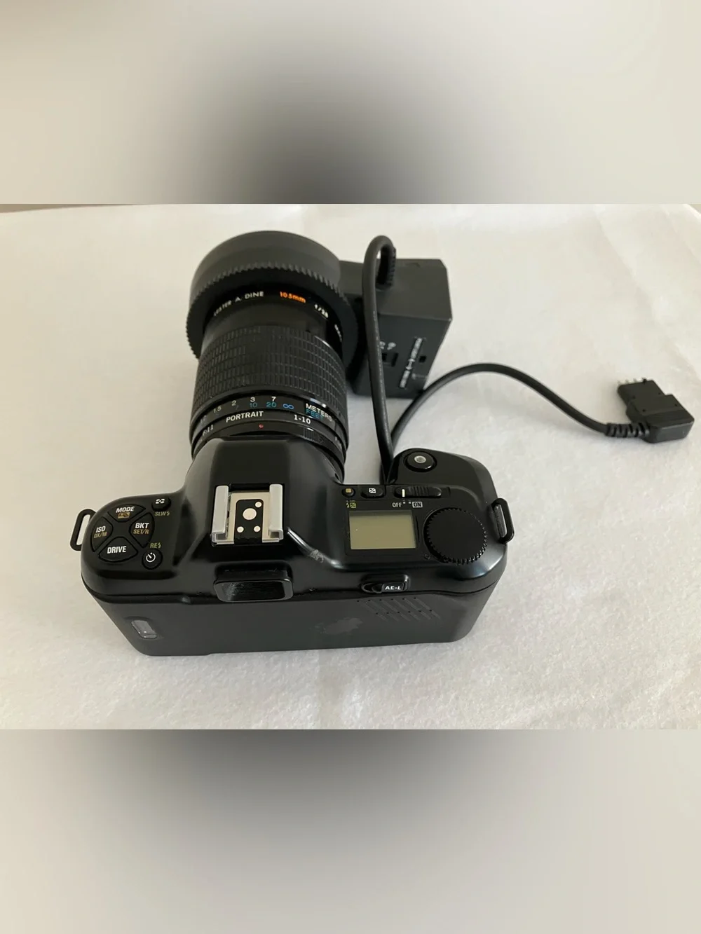 Nikon N6000 with Lester A. Dine Lens and Flash with Case